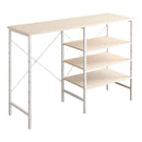 ゴミ箱上ラック 幅 120cm キッチンカウンター 収納棚 オープンラック 収納ラック ごみ箱上 リビング デッドスペース 有効活用 可動棚 おしゃれ シンプル 白 木目 【納期E】【szo-fsk-120kc】