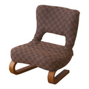 正座椅子 背もたれ付き 座椅子 正座 リクライニング 膝 腰痛 対策 背筋 伸びる 厚み クッション ボリューム 和風 和柄 和室 フロアチェア 曲げ木 脚 木製 完成品 【納期E】【szo-hkz】