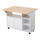 キッチンワゴン キャスター付き 木製 天板付き 作業台 おしゃれ バタフライテーブル 【納期A】【szo-ht-ch90】