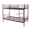 2段ベッド 分割可能 ニ段ベット 大人用 分離 分割 シングル 2段ベッド ベット はしご パイプベッド スチール メッシュ 大人対応 サイズ 頑丈 丈夫 安心 耐荷重 【納期E】【szo-ht80-17】