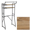 ランドリーラック ハンガーラック 棚 収納ラック 洗濯機上ラック スペース 有効活用 おしゃれ 伸縮 ランドリー収納 ビンテージ風 レトロ 北欧 西海岸 アメリカン 【納期E】【szo-ldr-t】