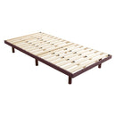 スノコベッド シングル ベッドフレームのみ 脚付き 高さ調節 ロータイプ ハイタイプ パイン材 通気性 湿気防止 すのこベッド 癒し 森林浴 リラックス 【納期E】【szo-lps-01s】