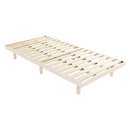 スノコベッド シングル ベッドフレームのみ 脚付き 高さ調節 ロータイプ ハイタイプ パイン材 通気性 湿気防止 すのこベッド 癒し 森林浴 リラックス 【納期E】【szo-lps-01s】