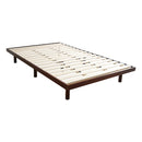 スノコベッド セミダブル サイズ フレームのみ 単品 足つき 脚 高さ変更 パイン材 丈夫 頑丈 すのこベッド 北欧 森林浴 癒し マットレス別売り 【納期E】【szo-lps-01sd】