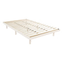 スノコベッド セミダブル サイズ フレームのみ 単品 足つき 脚 高さ変更 パイン材 丈夫 頑丈 すのこベッド 北欧 森林浴 癒し マットレス別売り 【納期E】【szo-lps-01sd】