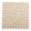 ジョイントマット 木目柄 おしゃれ 大判 約60cm×60cm ホットカーペット対応 フチ付き タイルマット 床材 【納期A】【szo-mmt-8】