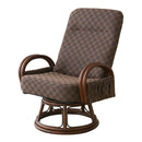 高座椅子 リクライニング フロアチェア 背もたれ ひじ掛け 肘置き 回転 座面 和風 和柄 モダン 和室 立ち上がり 座る 動作 楽 腰 膝 負担軽減 ポケット リビング 【納期E】【szo-rkz】