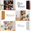 本棚 収納 ラック 棚 幅 90cm 大容量 リビング ダイニング 書斎 子供部屋 子ども シンプル 木目 北欧 多目的ラック 書棚 本収納 収納棚 おしゃれ 可動棚 棚板 白 【納期E】【szo-rt-1890】