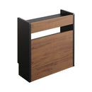 ケーブルボックス 目隠し おしゃれ 黒 ブラック ルーターボックス 壁寄せ ルーター収納ボックス コンセント 隠す すっきり 見た目 幅木除け ケーブル収納ケース 【納期E】【szo-rtsb-h45】