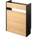 ケーブルボックス 棚 収納 目隠し コード コンセント 隠す おしゃれ 黒 ブラック ルーターボックス 壁寄せ ルーター収納ボックス 巾木除け ケーブル収納ボックス 【納期E】【szo-rtsb-h60】