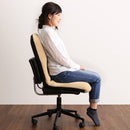 座椅子 コンパクト リクライニング 姿勢 小さめ 椅子の上 使える フラット 水平 角度調整 生地 メッシュ 起毛 緑 赤 ピンク 茶色 黒 ブラック 青 モールド成型 【納期E】【szo-sh-07-ler-l】