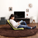 座椅子 コンパクト リクライニング 姿勢 小さめ 椅子の上 使える フラット 水平 角度調整 生地 メッシュ 起毛 緑 赤 ピンク 茶色 黒 ブラック 青 モールド成型 【納期E】【szo-sh-07-ler-l】