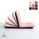 座椅子 リクライニング コンパクト 小さいめ 座いす フルフラット 角度調整 かわいい ミニ 生地 メッシュ 起毛 緑 赤 ピンク ベージュ ブラウン 黒 ブラック 青 【納期E】【szo-sh-07-ler-m】