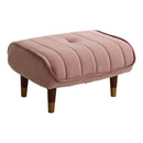 オットマン スツール 椅子 おしゃれ チェア ベロア生地 ガーリー くすみカラー 大人 かわいい フェミニン 北欧 ヨーロピアン 腰掛け 日本製 ポケットコイル 【納期E】【szo-sh-07-okbao】