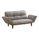 カウチソファ 2人掛け 布地 ファブリック カウチ ソファー おしゃれ ひじ掛け 肘付き 北欧 日本製 国産 リクライニング 脚 取り外し ローソファ 座椅子 二人掛 【納期E】【szo-sh-07-thn】