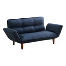 カウチソファ 2人掛け 布地 ファブリック カウチ ソファー おしゃれ ひじ掛け 肘付き 北欧 日本製 国産 リクライニング 脚 取り外し ローソファ 座椅子 二人掛 【納期E】【szo-sh-07-thn】