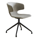 ダイニングチェア 椅子 おしゃれ デザイン ステッチ レザー調 座面 背もたれ カーブ 丸み 形状 フォルム スチール脚 北欧 アメリカン ブラウン 茶色 グレー 【納期E】【szo-sh-23-amr】