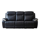 電動ソファ 3人掛け リクライニング 無段階 背もたれ ソファー ポケットコイル ボリューム 厚み フットレスト 足置き 肘掛け 高級感 黒 ブラック 茶色 ブラウン 【納期E】【szo-sh-24-esl-3】