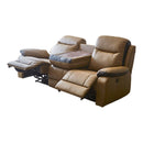 電動ソファ 3人掛け リクライニング 無段階 背もたれ ソファー ポケットコイル ボリューム 厚み フットレスト 足置き 肘掛け 高級感 黒 ブラック 茶色 ブラウン 【納期E】【szo-sh-24-esl-3】