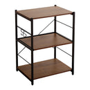 レンジ台 幅60cm スリム 小型 ミニ 小さい サイズ レンジラック 電子レンジ棚 3段 おしゃれ スライドトレー オープンラック 収納 ナチュラル インテリア 北欧 【納期C】【szo-vad-rl】