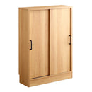 カウンター下収納 引き戸 薄型 スリム おしゃれ ビンテージ風 約 幅60cm 高さ85cm 木目 北欧 ナチュラル カフェ風 モダン レトロ 可動棚 壁寄せ 目隠し 収納棚 【納期C】【szo-vkss-6020】