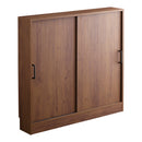 カウンター下収納 引き戸 薄型 スリム おしゃれ ビンテージ風 約90cm幅 高さ85cm 木目 北欧 ナチュラル カフェ風 モダン レトロ 可動棚 壁寄せ 目隠し 収納棚 【納期C】【szo-vkss-9015】