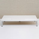 モニタースタンド パソコンモニター台 ラック 置き場 おしゃれ 卓上 PC パソコンスタンド 白 シンプル 使いやすい 便利 収納スペース PCモニターラック 【納期B】【ths24wh】