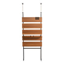 ラダーラック つっぱり収納 突っ張りラック 天井 床 ツッパリ 傷防止 壁面 収納 おしゃれ 賃貸 マンション 新築 穴あけない 棚板 間仕切り 西海岸風 カフェ風 【納期C】【szo-tlr-80】