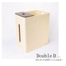 ティッシュケース ごみ箱 一体型 木製 おしゃれ インテリア 【納期A】【toh-255350】