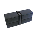 弁当箱 スリム 二段 2段 男性 メンズ おしゃれ かっこいい スタイリッシュ 細い コンパクト レンジ対応 日本製 職場 高校 中学 学校 【納期A】【toh-269356】