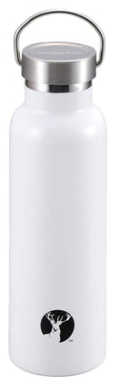 ボトル 600ml 水筒 直飲み 広口 氷 入れやすい スリム おしゃれ 取っ手 携帯用 保冷 保温 真空 二重構造 銀 黒 白 緑 黄色 橙 【納期A】【toh-275257】