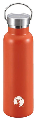 ボトル 600ml 水筒 直飲み 広口 氷 入れやすい スリム おしゃれ 取っ手 携帯用 保冷 保温 真空 二重構造 銀 黒 白 緑 黄色 橙 【納期A】【toh-275257】