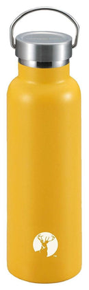 ボトル 600ml 水筒 直飲み 広口 氷 入れやすい スリム おしゃれ 取っ手 携帯用 保冷 保温 真空 二重構造 銀 黒 白 緑 黄色 橙 【納期A】【toh-275257】