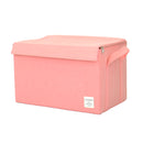 収納ボックス ファブリック 取っ手 持ち手 ふた付き フタ 蓋つき 衣類収納 小物収納 ケース 入れ物 折りたたみ 折り畳み 幅43cm 高さ27cm 【納期A】【toh-277504】