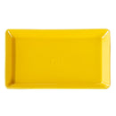 お皿 プレート 角型 長方形 陶器 磁器 電子レンジ対応 食器 焼魚用 おかず用 メイン料理 日本製 おしゃれ レッド ブルー グリーン イエロー 【納期A】【toh-298825】