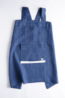 エプロン 子供 キッズ 子ども ポケットつき おしゃれ リネン 天然素材 吸水 速乾 コンパクト 【納期A】【toh-313398】