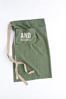 ハーフエプロン サロン 腰 ギャルソン エプロン おしゃれ ワークエプロン 前掛け かわいい かっこいい カフェ レストラン 飲食店 アウトドア キャンプ 【納期A】【toh-313401】