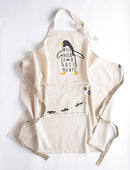 エプロン メンズ レディース 男女兼用 キッチン ガーデン キャンプ おしゃれ かわいい ポケット付き 綿100% コットン 【納期A】【toh-313416】