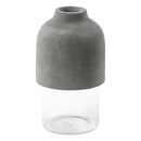 一輪挿し 花瓶 花びん 鉢 ケース 入れ物 フラワーベース ガラス コンクリート 花挿し おしゃれ スタイリッシュ モダン 花 観葉植物 インテリア 【納期A】【toh-341001】