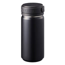 水筒 350ml ボトル マグ おしゃれ 携帯 持ち運び 保冷 保温 アウトドア キャンプ お出掛け 屋外 ハンドル付き 取っ手 持ち手 黒 白 青 赤 【納期A】【toh-350468】