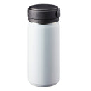 水筒 350ml ボトル マグ おしゃれ 携帯 持ち運び 保冷 保温 アウトドア キャンプ お出掛け 屋外 ハンドル付き 取っ手 持ち手 黒 白 青 赤 【納期A】【toh-350468】