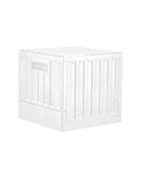 コンテナボックス 収納ボックス 収納ケース 折りたたみ 折り畳み おしゃれ インテリア 小物入れ 立方体 ホワイト 白 ブラック 黒 インテリア 玄関 ガレージ 【納期A】【toh-358893】