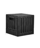 コンテナボックス 収納ボックス 収納ケース 折りたたみ 折り畳み おしゃれ インテリア 小物入れ 立方体 ホワイト 白 ブラック 黒 インテリア 玄関 ガレージ 【納期A】【toh-358893】