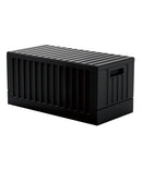 コンテナボックス 収納ケース 折りたたみ 収納ボックス 折り畳み おしゃれ インテリア 小物入れ 直方体 長方形 ホワイト 白 ブラック 黒 倉庫 車庫 45L 【納期A】【toh-358895】