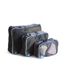 収納バッグ 3点セット 収納ケース サイズ違い 大サイズ 中 小 ナイロンバッグ ファスナー チャック おしゃれ アウトドア キャンプ 衣類収納 小物入れ 【納期A】【toh-365197】