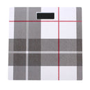 体重計 おしゃれ ヘルスメーター 珪藻土 速乾 石綿 アスベスト 不使用 安心 安全 おしゃれ タータンチェック ウシ 牛 かわいい デザイン デジタル 表示 【納期A】【toh-382155】