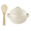 土鍋 炊飯鍋 ご飯鍋 3合炊き しゃもじ付き 萬古焼 陶器 ガス火対応 直火対応 おしゃれ かわいい 和風 昔ながら モダン デザイン 日本製 【納期A】【toh-382681】