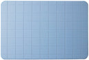 バスマット 珪藻土 速乾 おしゃれ 北欧 ホワイト 白 ブルー 青 石綿 アスベスト 不使用 安全 安心 格子柄 シンプル デザイン 60×40cm 【納期A】【toh-383118】