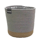 プランターカバー 鉢カバー 5号 6号 サイズ対応 ロープ おしゃれ ナチュラル かわいい 観葉植物 インテリアグリーン 床キズ防止 フローリング傷防止 カジュアル 【納期A】【toh-394673】