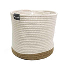 プランターカバー 鉢カバー 7号 8号 サイズ対応 ロープ おしゃれ ナチュラル かわいい 観葉植物 インテリアグリーン フローリング傷防止 カジュアル カフェ風 【納期A】【toh-394675】